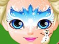 Baby Barbie Frozen Face Painting